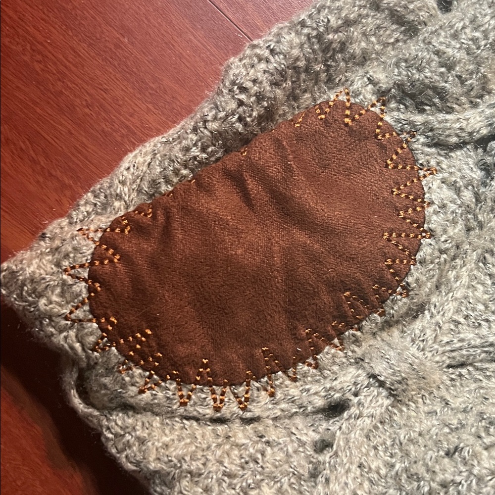 POL Textured Knit Open Front Cardigan‎ with Hood M - Picture 4 of 9